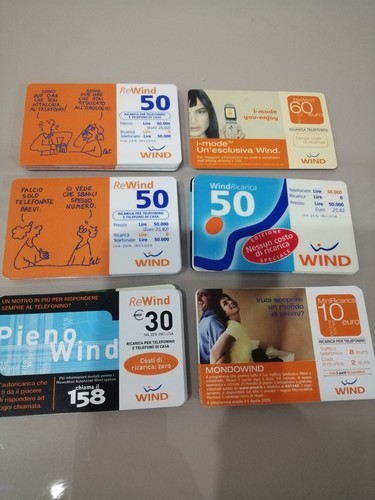 Lotto schede ricariche - lotto,
