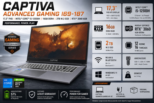 Captiva i69 187 gaming - 🎮,