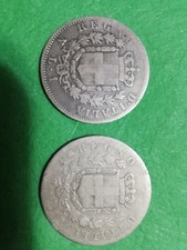 Coppia monete rare in argento