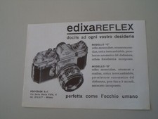 advertising Pubblicità 1959 EDIXAREFLEX EDIXA REFLEX POLYCOLOR