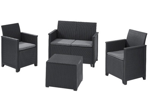 Set rattan keter - rattan,