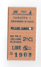 Biglietto ticket edmonson - ticket,