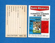 RACCOLTE Punti Figurine - Panini - BUONO ALMANACCO 1985 (191)