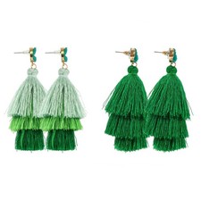  2 paia di orecchini da donna