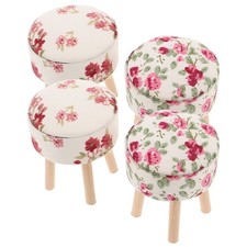  4 Pcs Mobili Casa Bambole Mini Accessorio Per La Sedia Miniatura