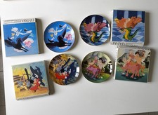 4 Piatti Walt Disney per i  50 anni dell' uscita di Fantasia, nuovi.