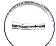 Cerchio Bici 26 X 1 3/8 590x22 Ferro Cromato 36 Fori Per Restauro Bici Epoca
