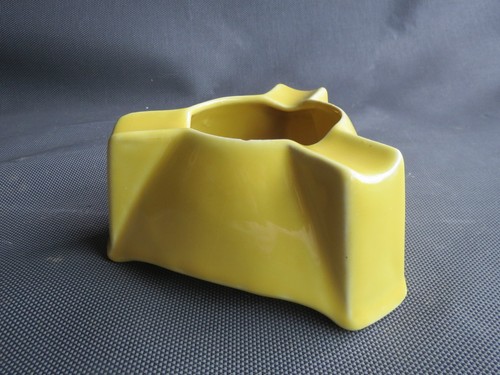 Antico posacenere giallo - antico, in