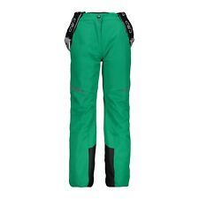 CMP Pantaloni da Sci e Snowboard Ragazza Salopette Verde Anti-vento Impermeabile