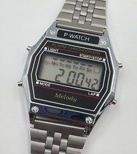 P-Watch LCD Cronografo Melodia