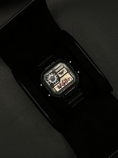 "Foxfire" | 🇧🇷 🏎️ 🏁 | Mustang personalizzata CASIO AE-1200WHD | Royale | Orologio MOD