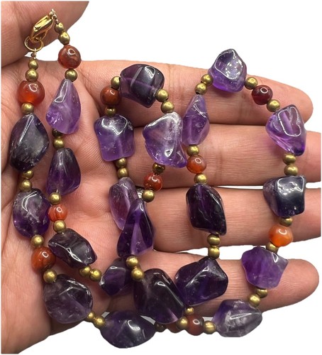 Collana perle gemme pietre