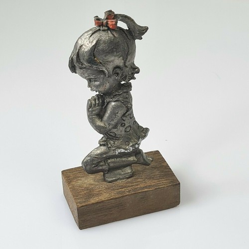 Scultura bambina che prega - che, in