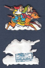 FIGURINA PLASTECO MIO - BIANCANEVE E I 7 NANI - 9 NANI INSEGUONO STREGA - PLST68