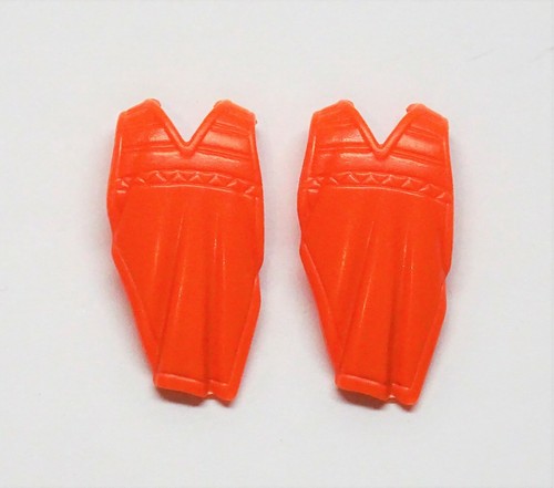Poncho arancione playmobil - x,