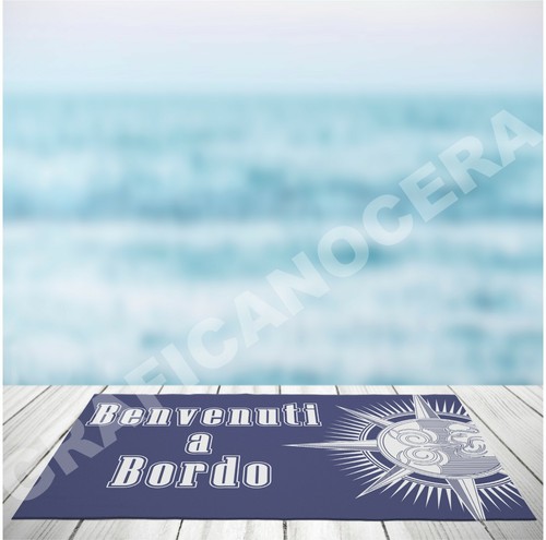 Tappeto benvenuti bordo - benvenuti,