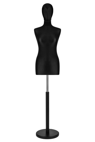 Busto donna nero manichino - nero,