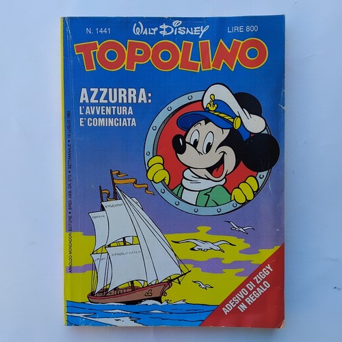 Topolino 1441 con - con, adesivo