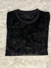 FELPA DONNA ZARA COLORE NERO E ORO TAGLIA L