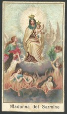 santino antico de la Madonna image pieuse holy card estampa