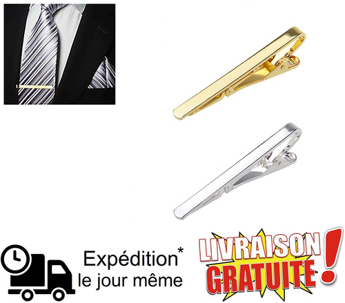 Lot pince cravate homme - 2,