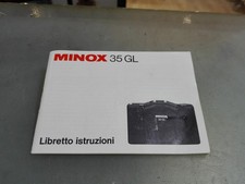 [NC] MINOX 35 GL LIBRETTO ISTRUZIONI MANUALE ITALIANO