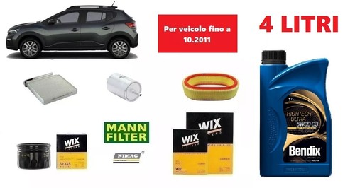Kit filtri tagliando olio - kit,