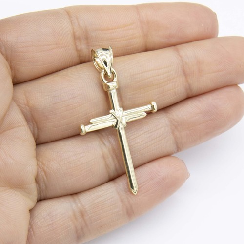 Pendente croce vero oro - vero,