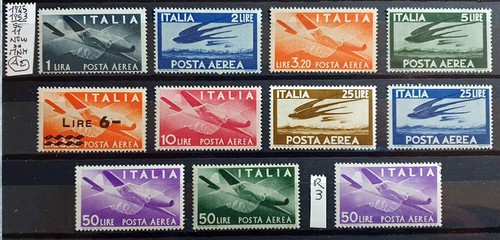 Italy repubblica 1945 aerea - italy,