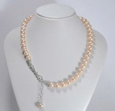 PINK PEARL NECKLACE 10mm