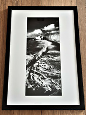 Quadro Fotografia in bianco e nero Liguria Camogli con cornice foto d'autore