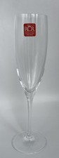 RCR Cristalleria Italiana Toscana Champagne Flauto Cristallo 9" Nuovo con etichette