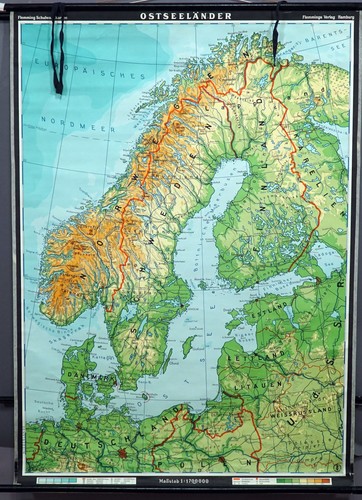 Mappa del mar baltico - mappa,