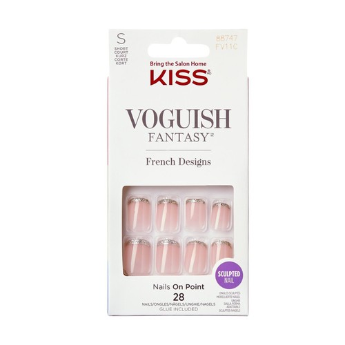 Unghie finte french argento - unghie,