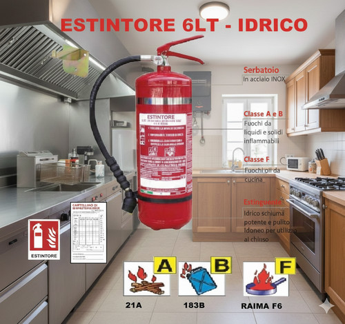 Estintore schiuma acciaio - estintore,