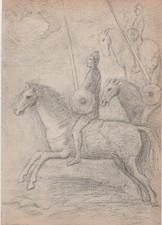 Carlo Carra - Cavalieri -