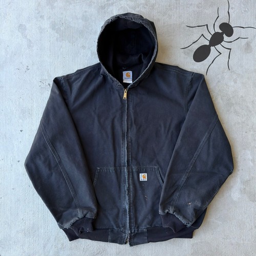 Carhartt faded black hooded