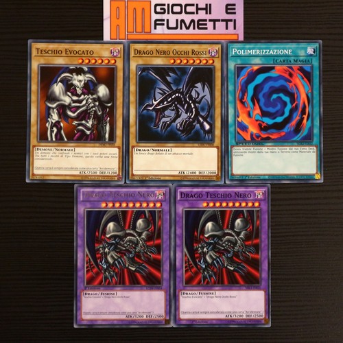 Lotto carte drago teschio - carte,