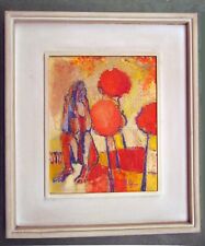 Renato Pengo. Quadro acrilico su tavola. Fine anni Sessanta.