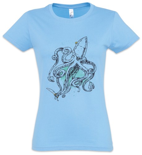 Shirt donna octopus pirate - donna,