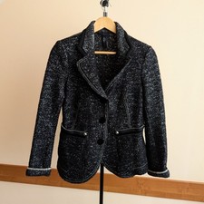 Giacca blazer aderente misto