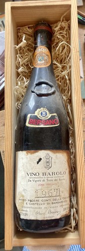 Bersano barolo 1967 75cl empty - 75cl,