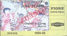 bl51 biglietto calcio ticket  juve stabia - acireale 1995-96