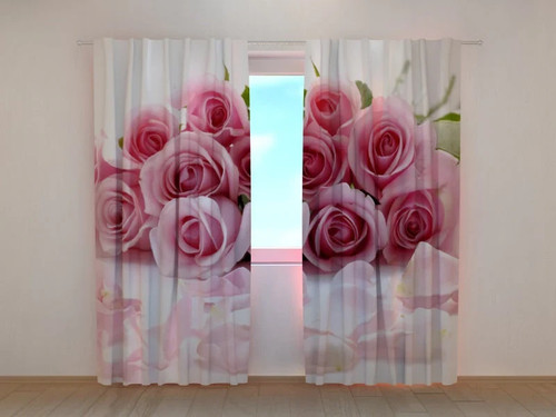 Tende petali rose - di,