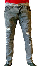 MERISH JEANS GRIGIO W36 L34 OTTIME CONDIZIONI