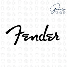 Adedivo Fender Logo Stratocaster per Chitarra, Basso, Custodia, Auto, Moto...