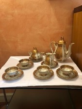 servizio caffè antico oro zecchino  originariamente da 6 ora da 4 persone