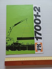 PM gru idraulica 17001-2 depliant originale italiano
