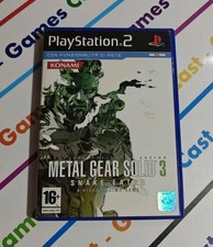 METAL GEAR SOLID 3 SNAKE EATER ITALIANO PS2 PLAYSTATION 2 COMPLETO 