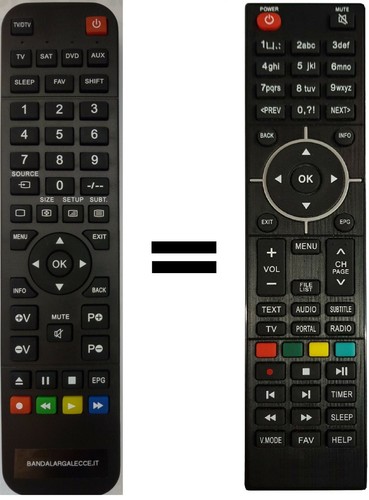 Telecomando gia programmato - telecomando, gia'